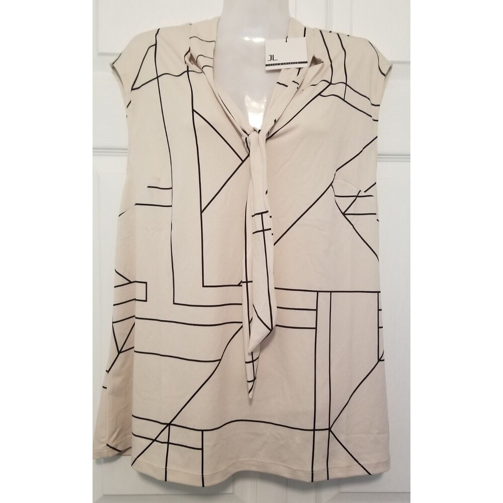 Jules & Leopard Women's Blouse Top Sleeveless New with Tags Plus Size 2X